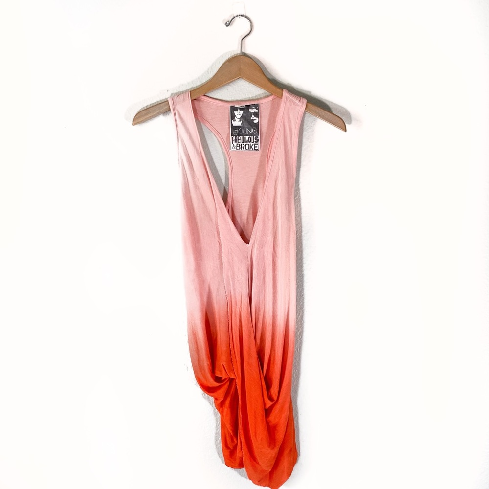 Young Fabulous & Broke ombre tank top